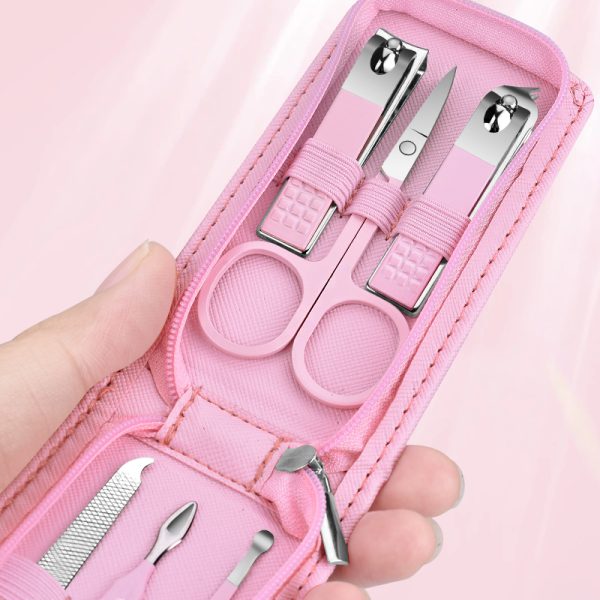 Complete 6-Piece Pink Manicure & Pedicure Set - Image 2
